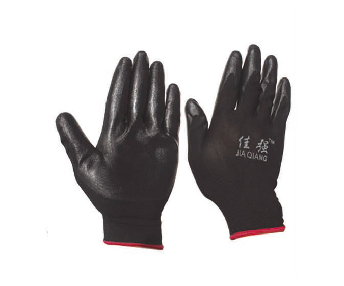 ZZ0073-佳強乳膠手套(黑(hēi)底)